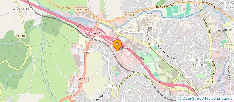 localisation de l'entreprise MADAME BOUBAKEUR ALAILOU à VILLARS