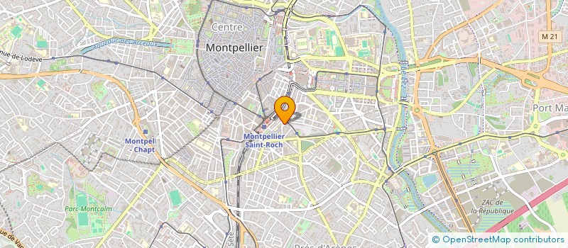 localisation de l'entreprise MADAME BOUCHAKOUR BAYA à MONTPELLIER