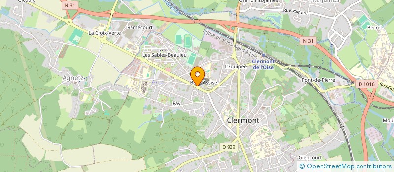 localisation de l'entreprise MADAME BOUCHERA EL BOUMYAOUI  CLERMONT