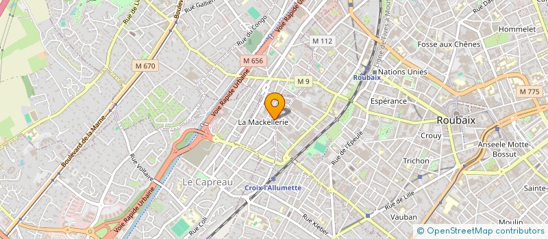 localisation de l'entreprise MADAME BOUCHERA LARBI  CROIX