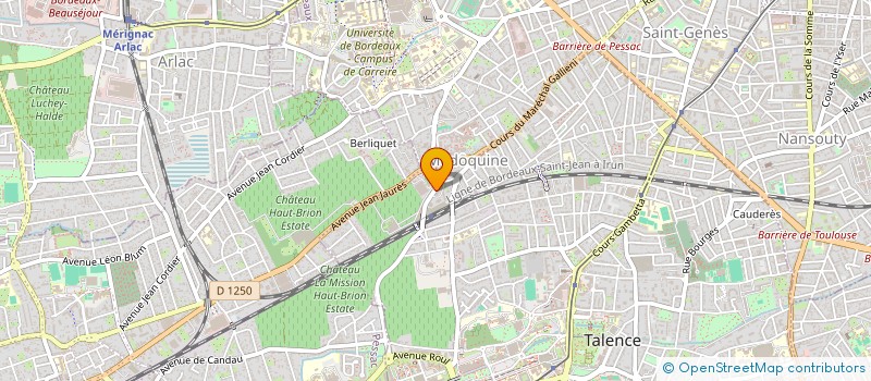 localisation de l'entreprise MADAME BOUCHRA AL KHADIR  TALENCE