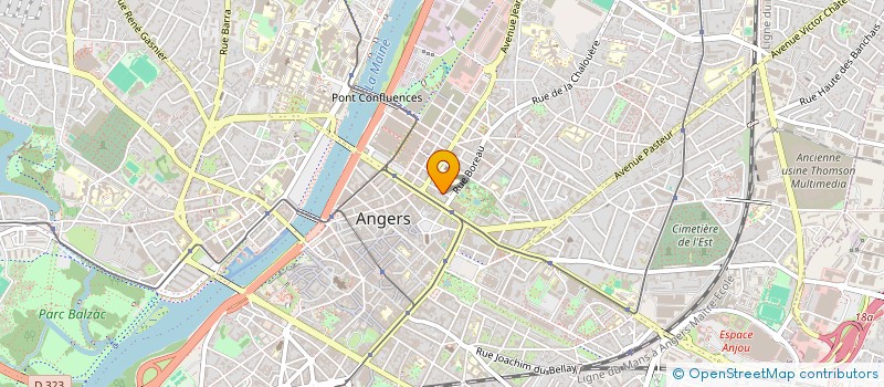 localisation de l'entreprise MADAME BOUCHRA ALLAM à ANGERS