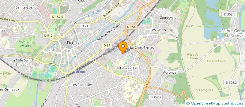 localisation de l'entreprise MADAME BOUCHRA AZIRAR à DREUX