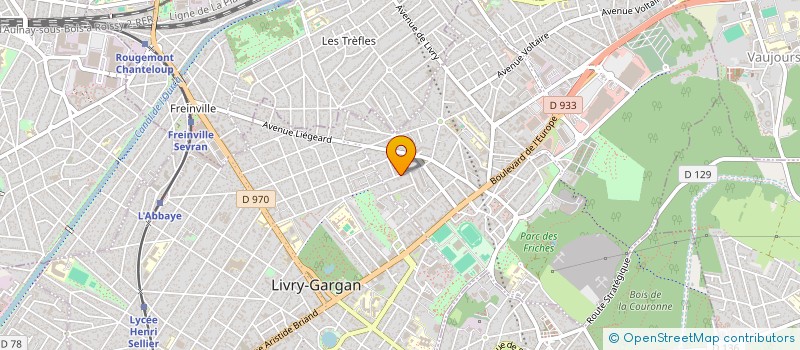 localisation de l'entreprise MADAME BOUCHRA AZZIZI  LIVRY-GARGAN