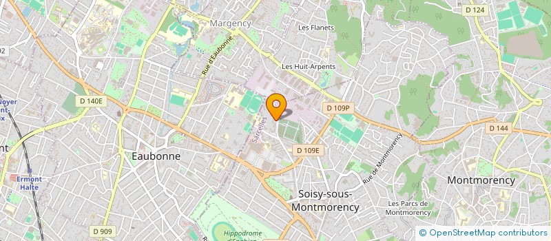 localisation de l'entreprise MADAME BOUCHRA BEDDAI  SOISY-SOUS-MONTMORENCY