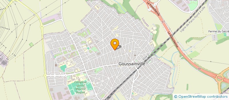 localisation de l'entreprise MADAME BOUCHRA BELKEBIR à GOUSSAINVILLE