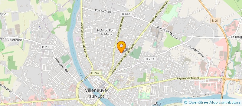localisation de l'entreprise MADAME BOUCHRA BENRAHHOU à VILLENEUVE-SUR-LOT