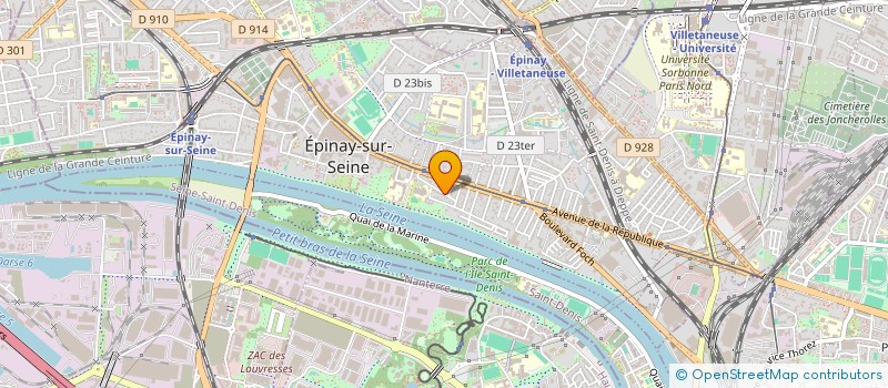 localisation de l'entreprise MADAME BOUCHRA BENYAHYA à EPINAY-SUR-SEINE