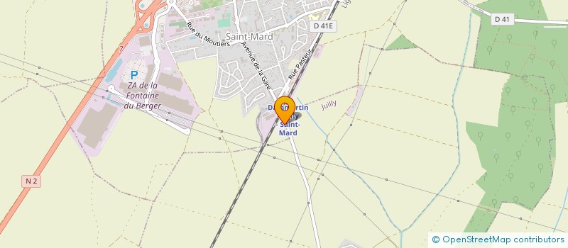 localisation de l'entreprise MADAME BOUCHRA BETTAR  SAINT-MARD