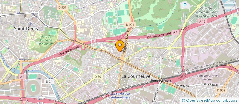 localisation de l'entreprise MADAME BOUCHRA CHAANOUNI à LA COURNEUVE