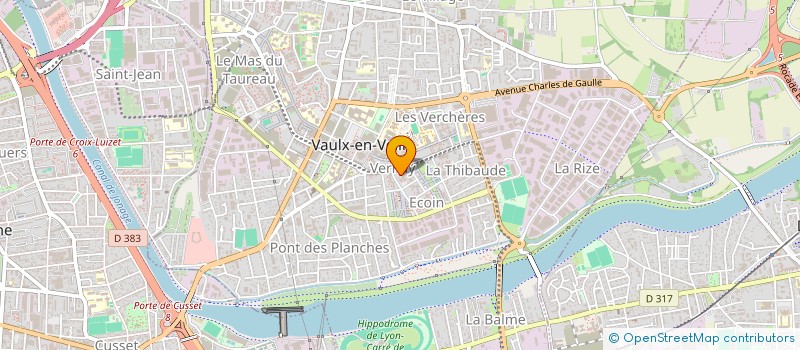 localisation de l'entreprise MADAME BOUCHRA DAOUDI  VAULX-EN-VELIN