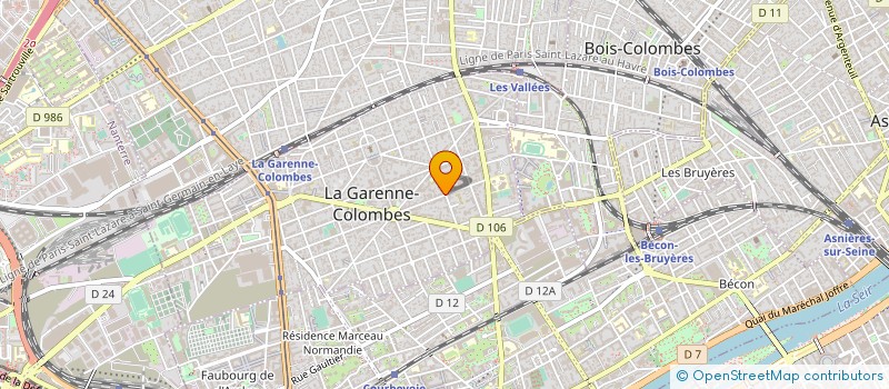 localisation de l'entreprise MADAME BOUCHRA EL BALI à LA GARENNE-COLOMBES