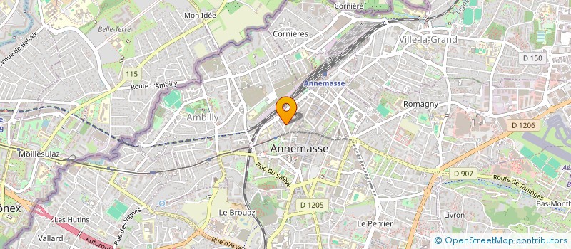 localisation de l'entreprise MADAME BOUCHRA EL MOURABIT  ANNEMASSE