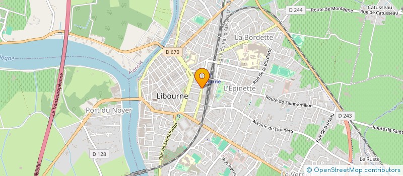 localisation de l'entreprise MADAME BOUCHRA ESSAOUIS à LIBOURNE