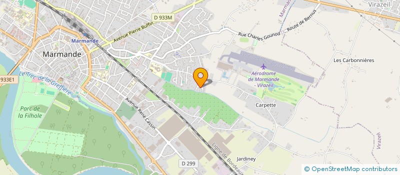 localisation de l'entreprise MADAME BOUCHRA LAAFIF  MARMANDE