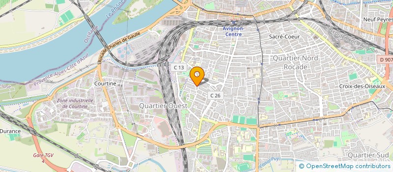 localisation de l'entreprise MADAME BOUCHRA LACHHAB  AVIGNON