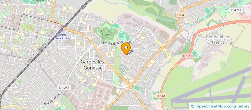 localisation de l'entreprise MADAME BOUCHRA MAALI  GARGES-LES-GONESSE