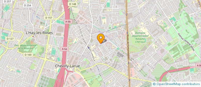 localisation de l'entreprise MADAME BOUCHRA MADI  L'HAY-LES-ROSES