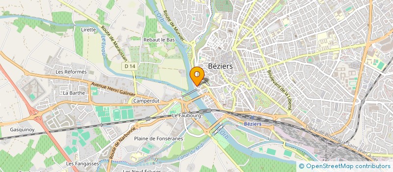 localisation de l'entreprise MADAME BOUCHRA MAZARI à BEZIERS