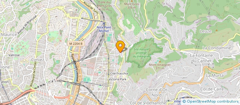 localisation de l'entreprise MADAME BOUCHRA MAZGHIF à NICE