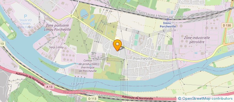 localisation de l'entreprise MADAME BOUCHRA MEMDOUH  PORCHEVILLE