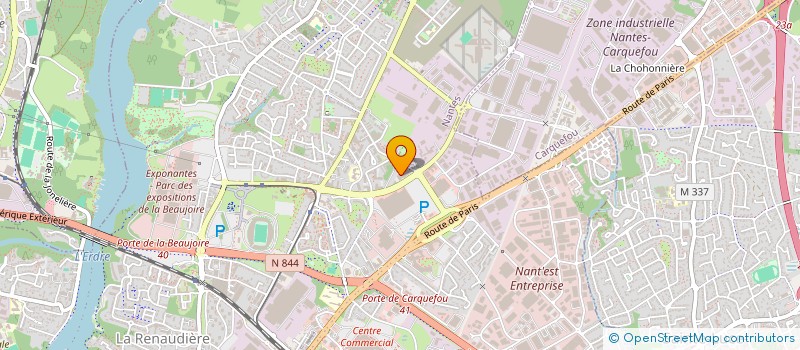 localisation de l'entreprise MADAME BOUCHRA MESSAOUDI  NANTES