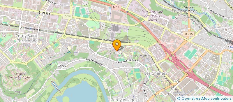 localisation de l'entreprise MADAME BOUCHRA MOCHARIG  CERGY