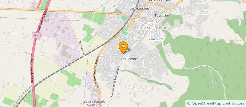 localisation de l'entreprise MADAME BOUCHRA NABAL  LORIOL-SUR-DROME