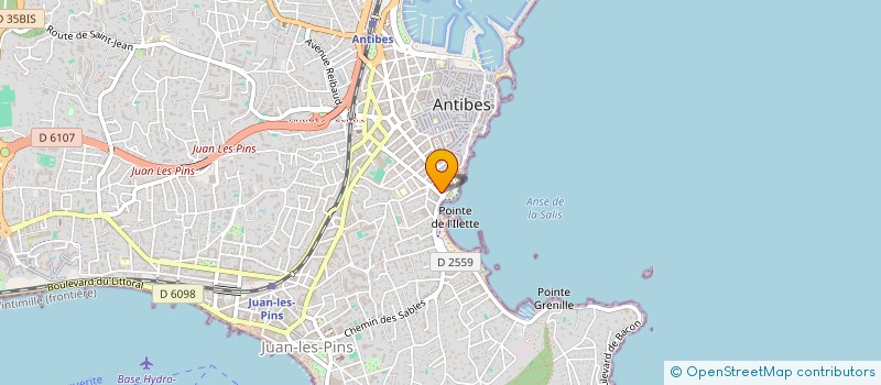 localisation de l'entreprise MADAME BOUCHRA NGADI à ANTIBES