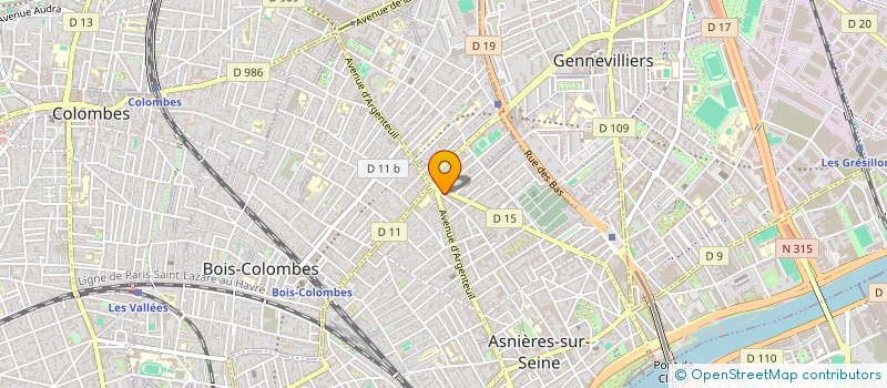 localisation de l'entreprise MADAME BOUCHRA R'BAH  ASNIERES-SUR-SEINE