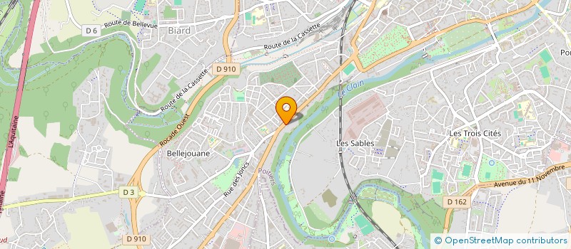 localisation de l'entreprise MADAME BOUCHRA RGUIBI à POITIERS