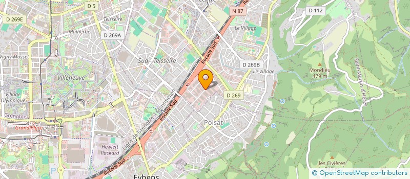 localisation de l'entreprise MADAME BOUCHRA SENINA  SAINT-MARTIN-D'HERES