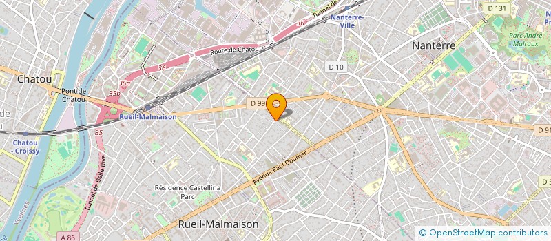 localisation de l'entreprise MADAME BOUCHRA SIOUANI EWIS à RUEIL-MALMAISON