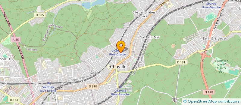 localisation de l'entreprise MADAME BOUCHRA ZAZI à CHAVILLE
