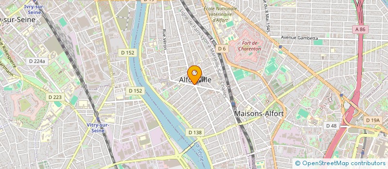 localisation de l'entreprise MADAME BOUDOUR BOUDHRIOUA à ALFORTVILLE