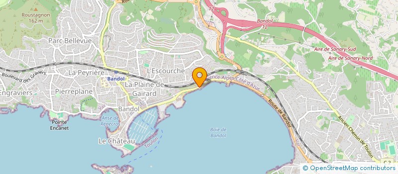 localisation de l'entreprise MADAME BOUDRA EL GHAZOINI  BANDOL