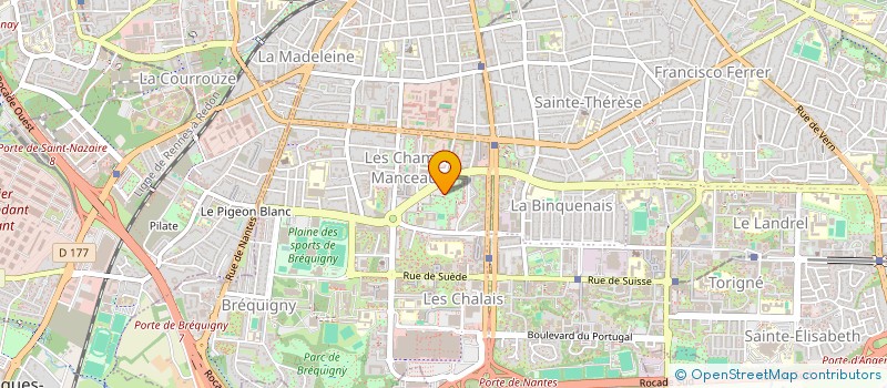 localisation de l'entreprise MADAME BOUENI HOUMADI  RENNES