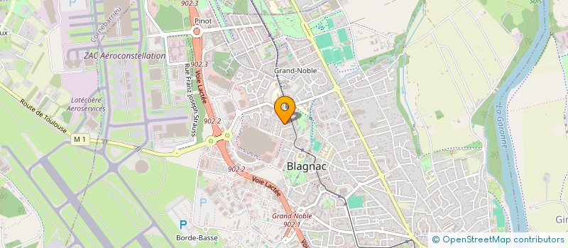 localisation de l'entreprise MADAME BOUENI RIZIKI à BLAGNAC