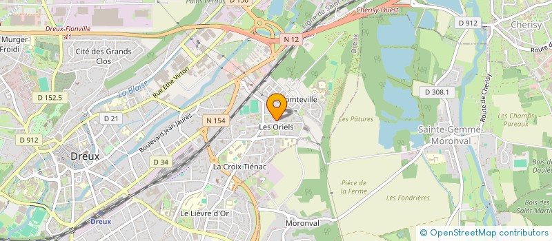 localisation de l'entreprise MADAME BOUESSO N GOUNGOU à DREUX