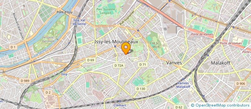 localisation de l'entreprise MADAME BOUJEMAA HAMAMI à ISSY-LES-MOULINEAUX