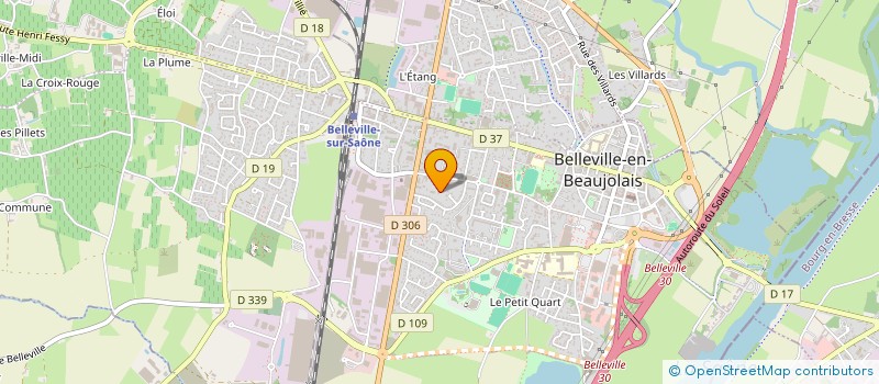 localisation de l'entreprise MADAME BOURASSIA DAOUAS  BELLEVILLE-EN-BEAUJOLAIS