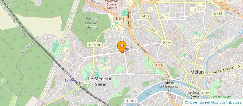 localisation de l'entreprise MADAME BOURBIGOT BOURBIGOT  LE MEE-SUR-SEINE