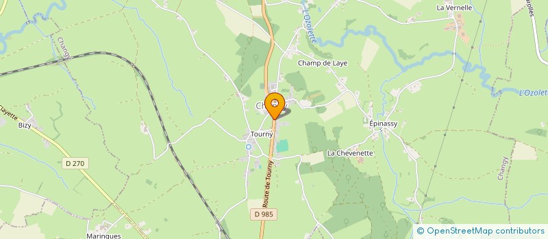 localisation de l'entreprise MADAME BOURGEOIS MESSANT  CHANGY