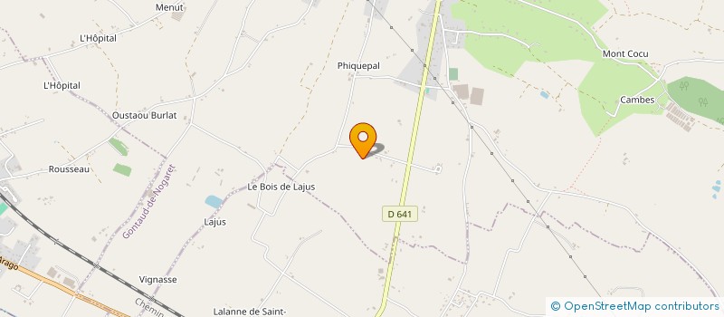 localisation de l'entreprise MADAME BOURY CISSE à GONTAUD-DE-NOGARET