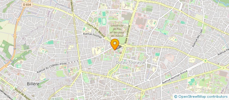 localisation de l'entreprise MADAME BOUTAINA LATIF à PAU