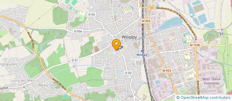 localisation de l'entreprise MADAME BOUTHAINA AMRI  METZ