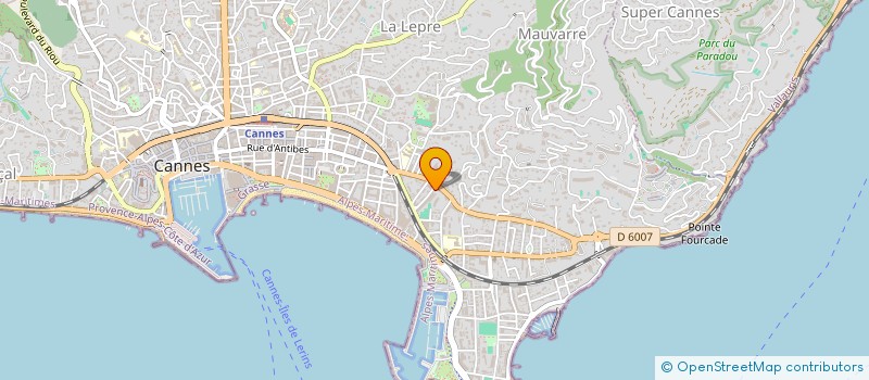 localisation de l'entreprise MADAME BOUTHAINA MECHERI  CANNES