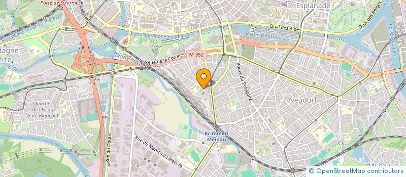 localisation de l'entreprise MADAME BOUTHAINA OUCHTAR à STRASBOURG