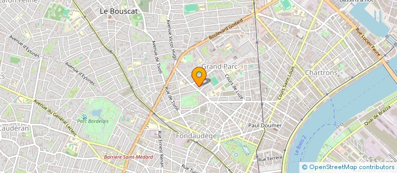 localisation de l'entreprise MADAME BOUTHENA YACOUBI  BORDEAUX