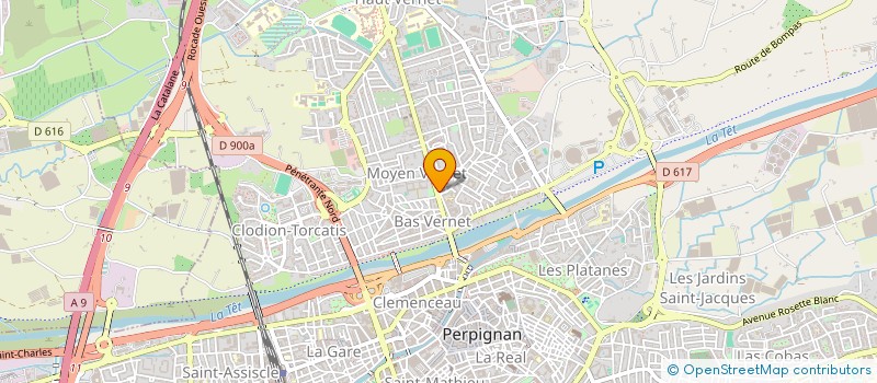 localisation de l'entreprise MADAME BOUTHEYNA BOURAZI  PERPIGNAN